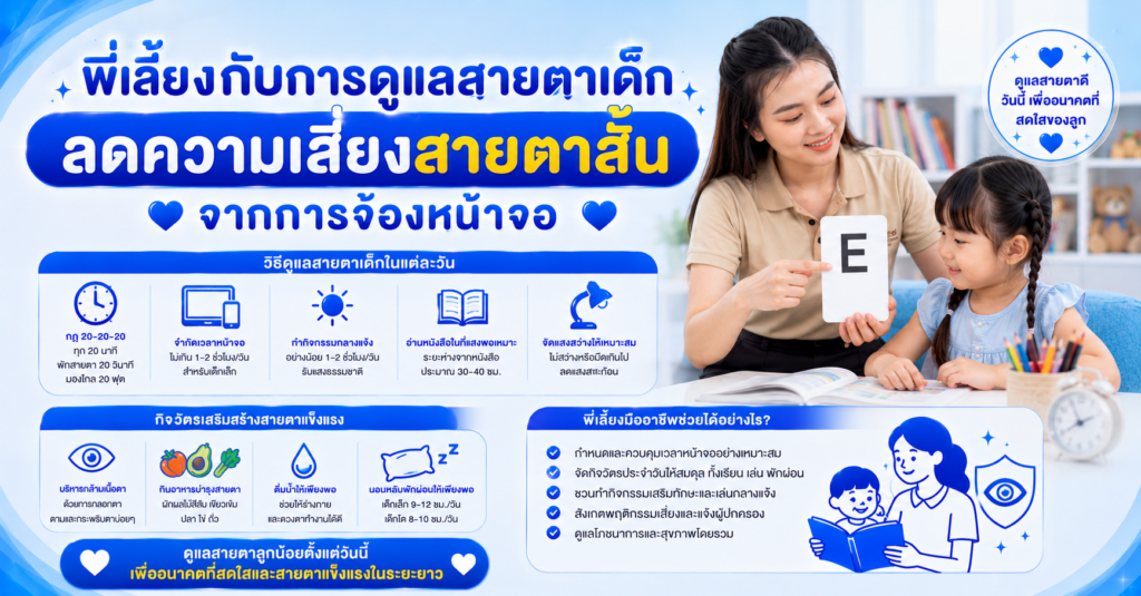ดูแลสายตาเด็ก