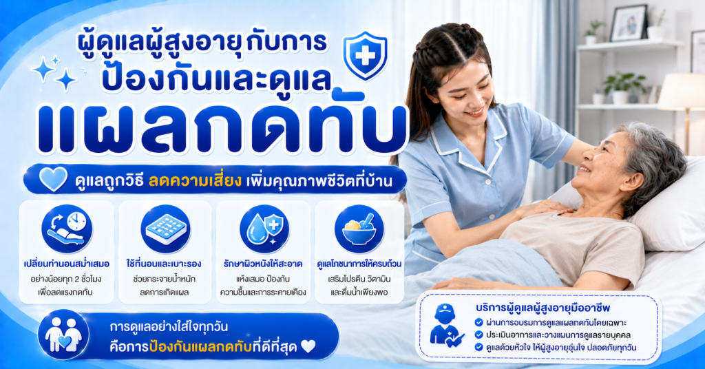 ป้องกันแผลกดทับ