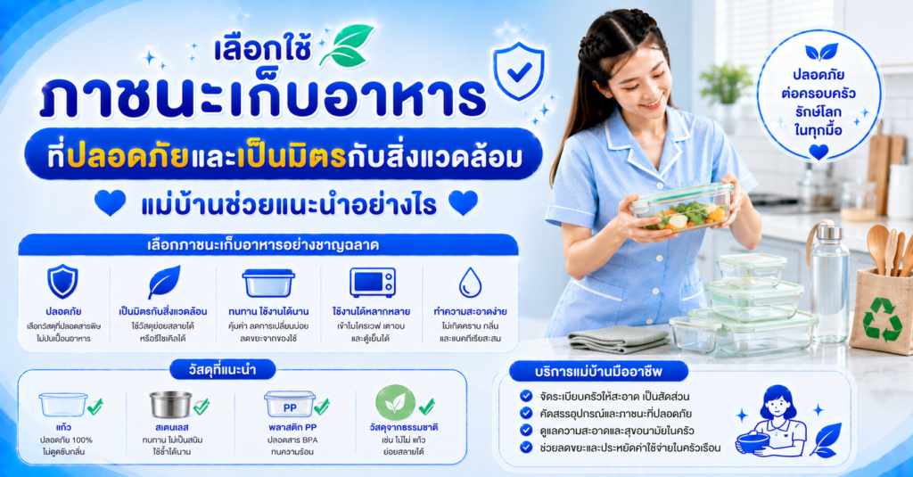ภาชนะเก็บอาหารปลอดภัย