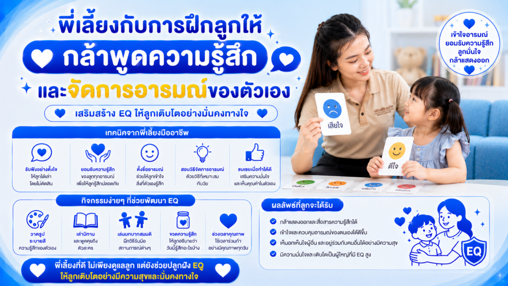 ฝึกลูกจัดการอารมณ์